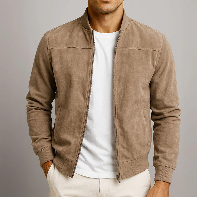 Diego - Chaqueta de ante para hombre