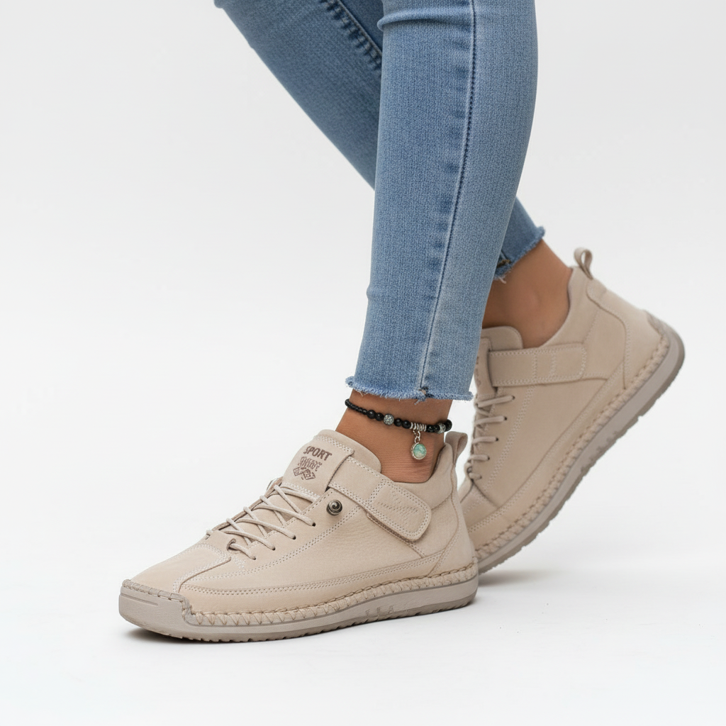 Luna zapatillas con modelo